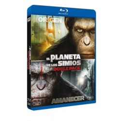 Pack El Origen Del Planeta De Los Simios El Amanecer Del Planeta De Los Simios Blu Ray