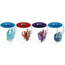 Star Wars Pack de Mini Tazas, Cerámica, Multicolor, 5.5 cm, 4