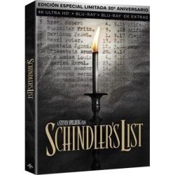 La lista de Schindler (4K UHD + Blu-ray) (Ed. especial) [Blu-ray]