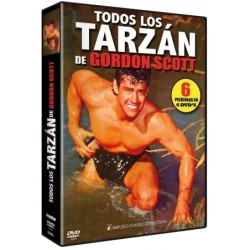 Todos los Tarzán de Gordon Scott [6 DVDr] (1955,1957,1958,1958,1959...